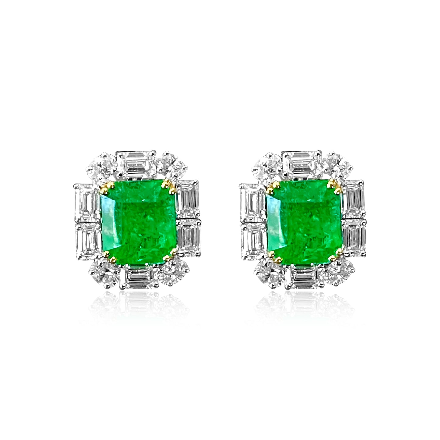 Diamond Earrings Tops 10.50 cts TW