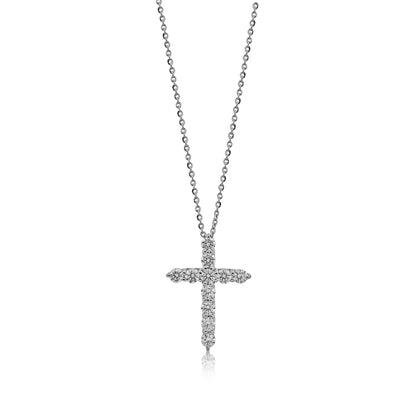 Diamond Cross Pendant 1.07 carats TW