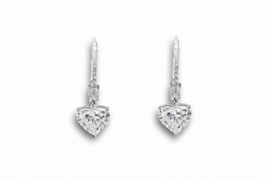 Diamond Earrings 4.76cts TW