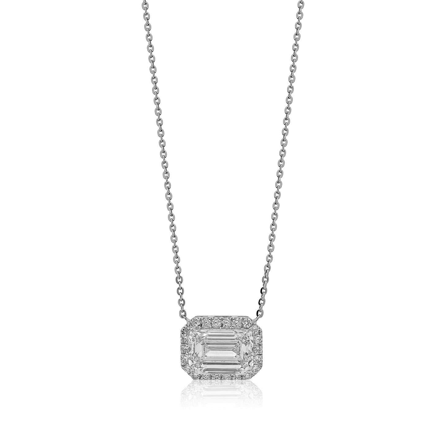 Diamond Pendant 3.94cts TW