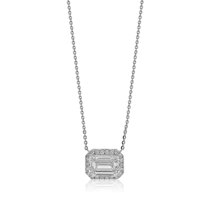 Diamond Pendant 3.94cts TW