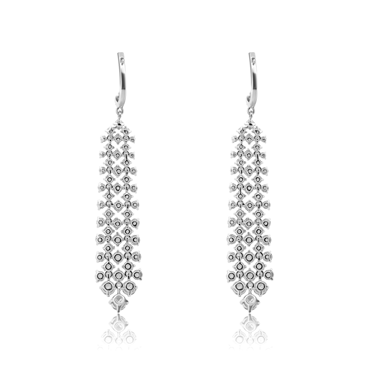 Diamond Earrings 4.23cts TW