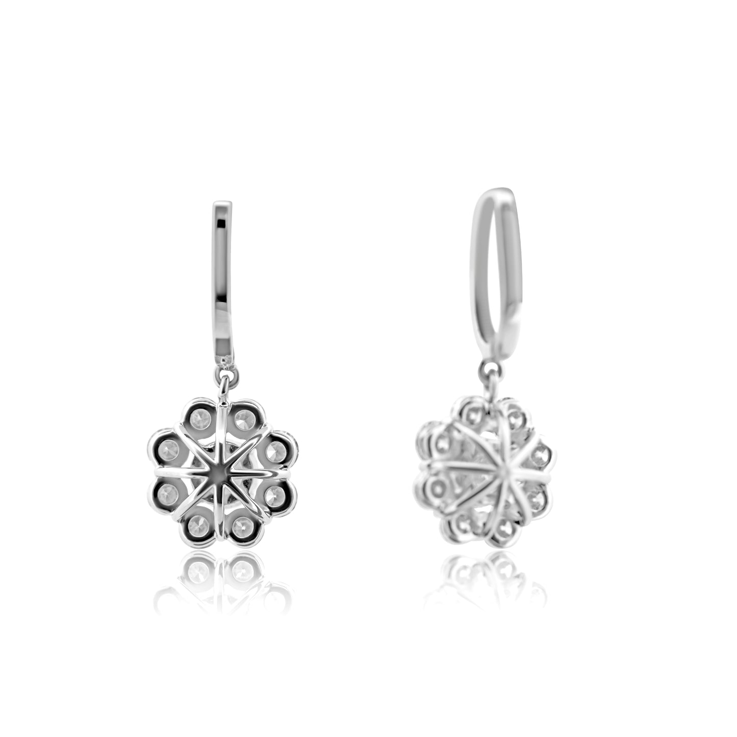 Diamond Earrings 2.67cts TW