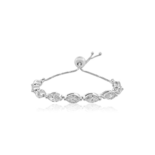 2.00 ct TW Diamond Bracelet lab created 