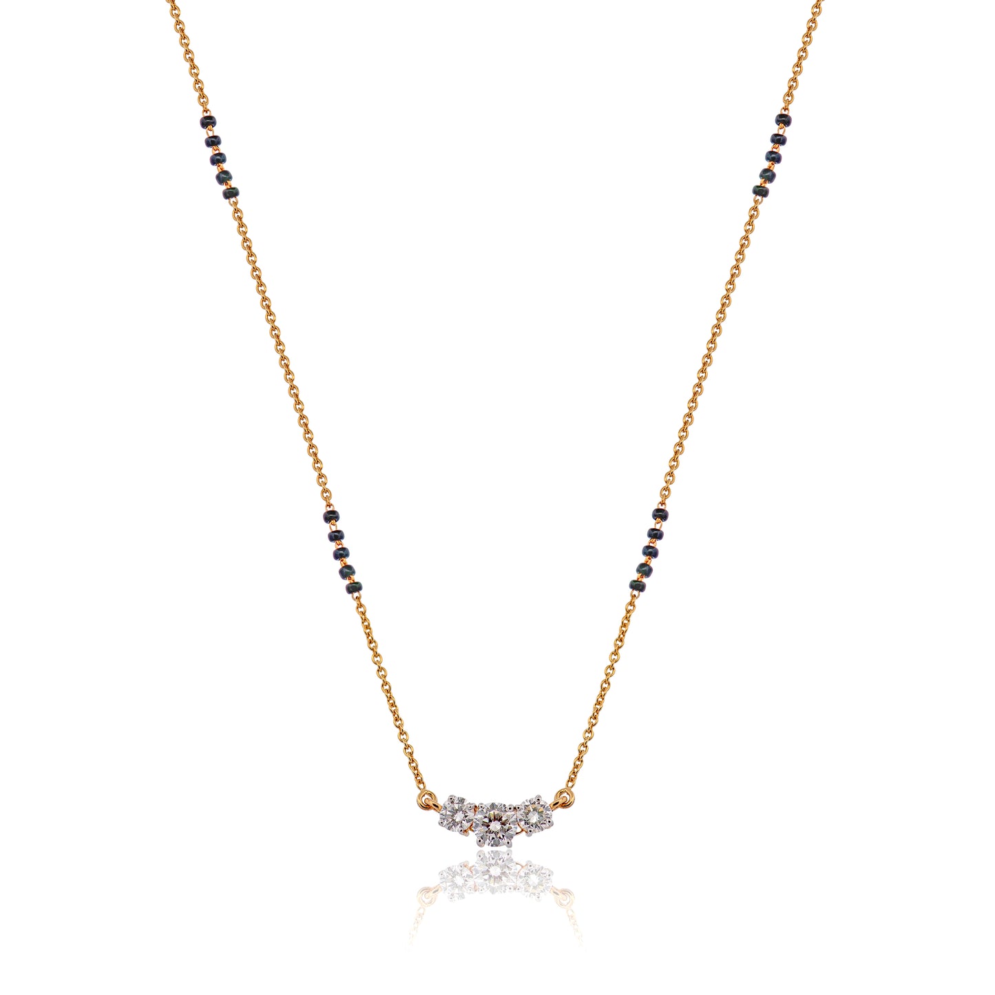 Diamond Mangalsutra 1.01cts TW