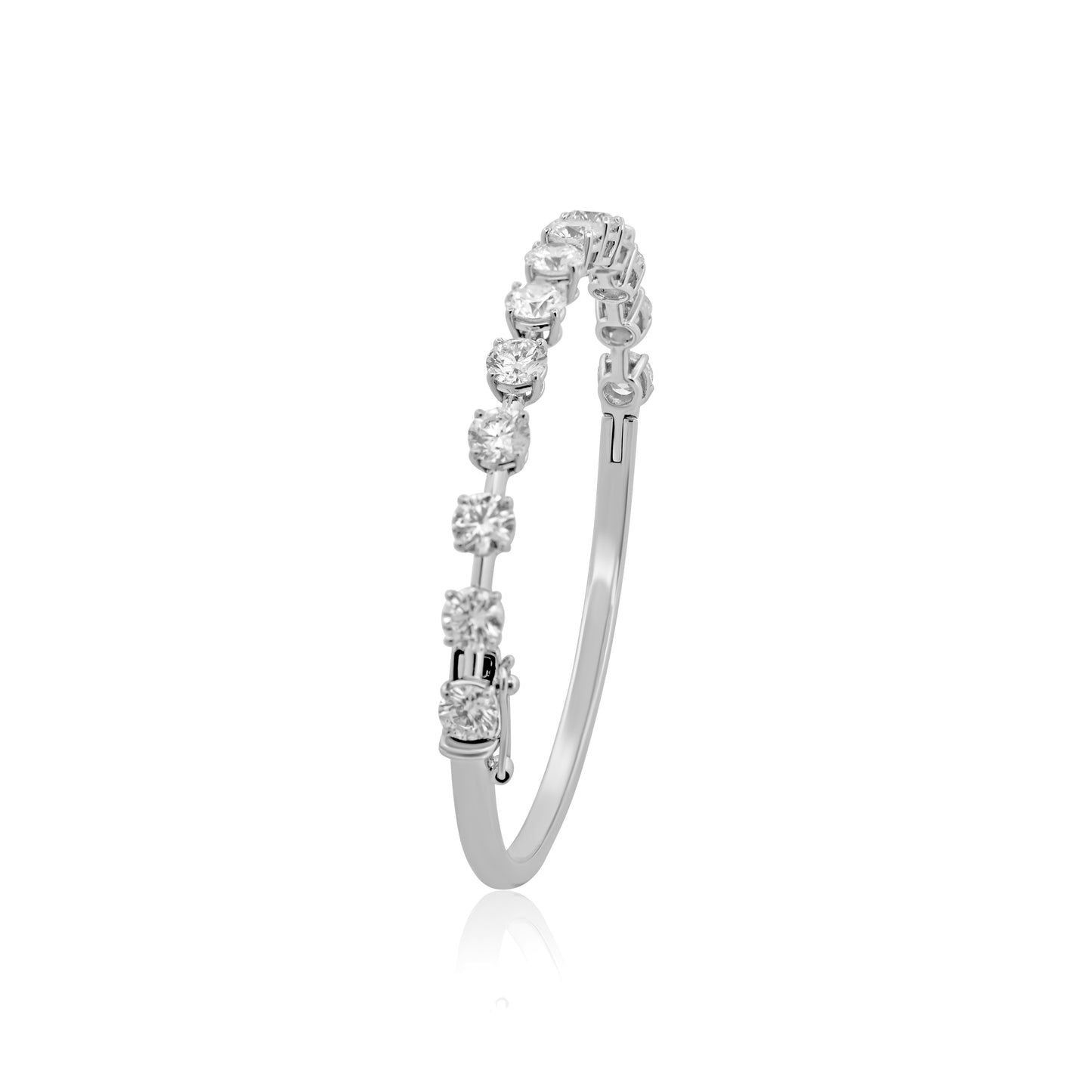 Diamond Bangle 5.13cts TW