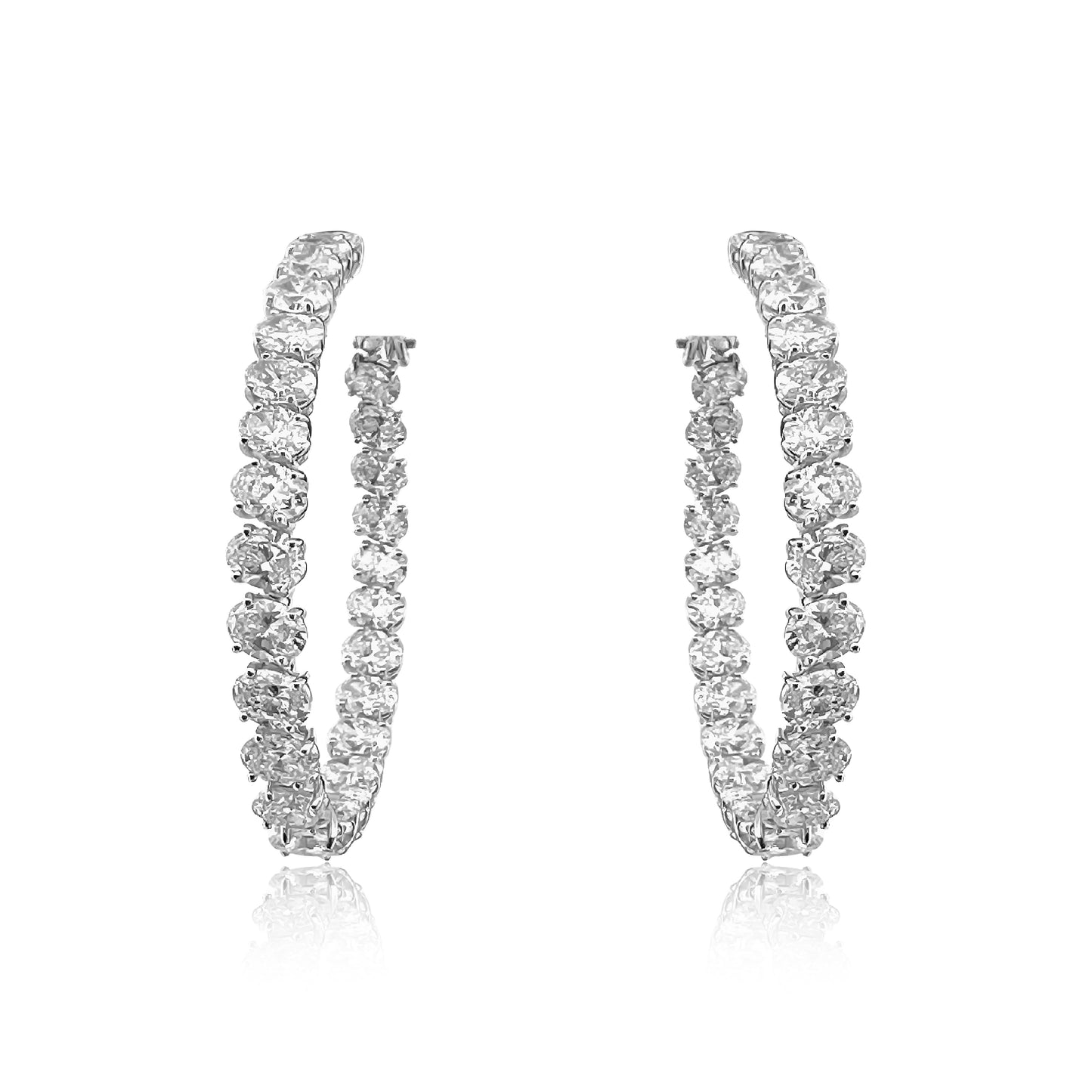 Diamond Earrings 14.59cts TW