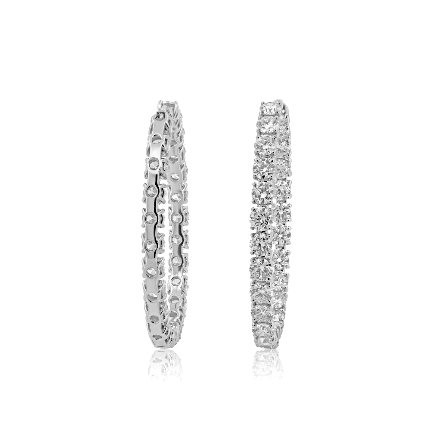 Diamond Earrings 13.10cts TW