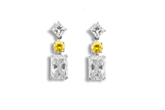 Diamond Earrings 5.48cts TW