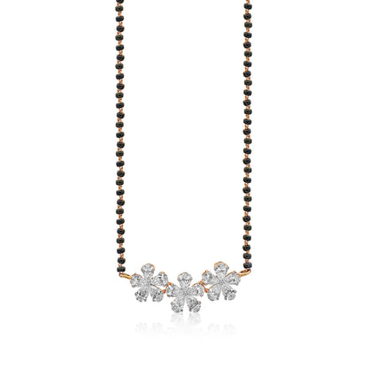 Diamond Mangalsutra 1.78cts TW 18k Gold