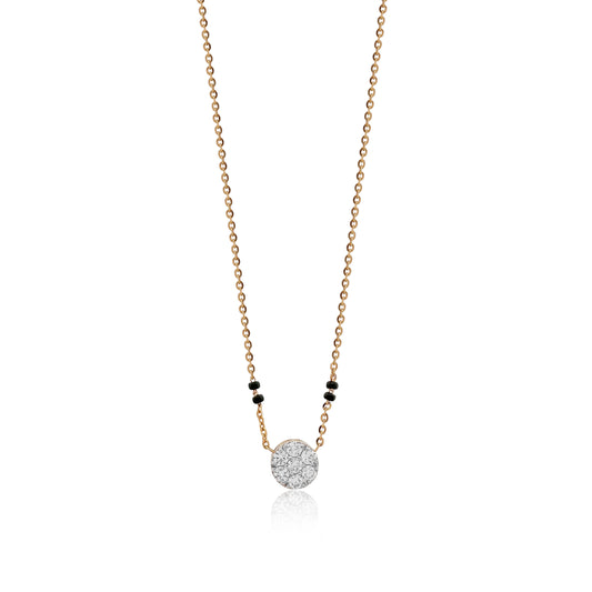 Diamond Mangalsutra Pendant 0.40 carats TW