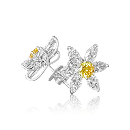 Diamond Earrings 8.21cts TW