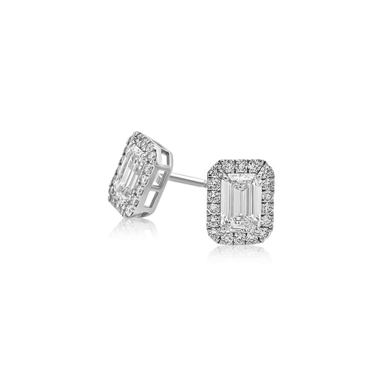 Diamond Earrings 2.14 carats TW