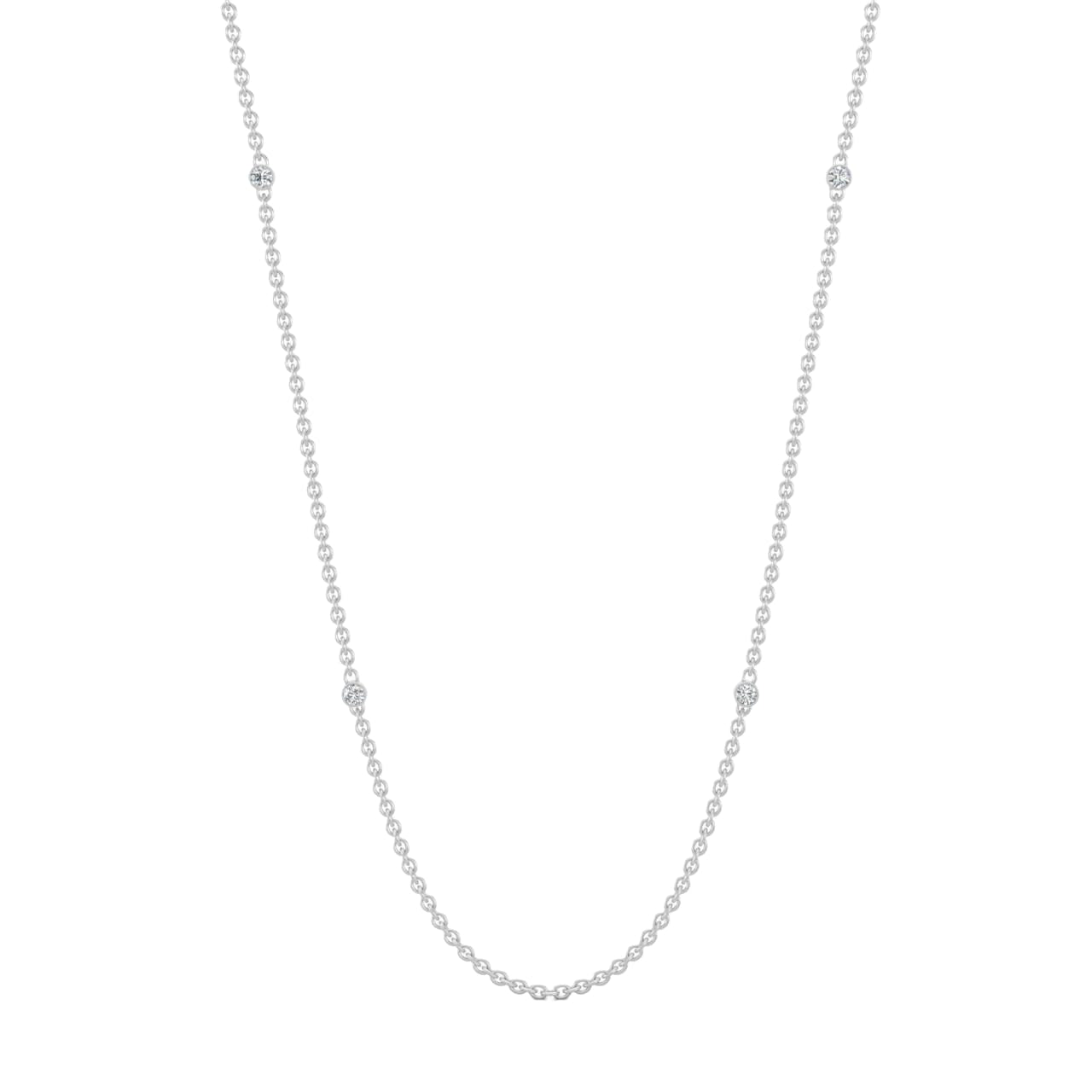 Diamond Pendent chain lab grown