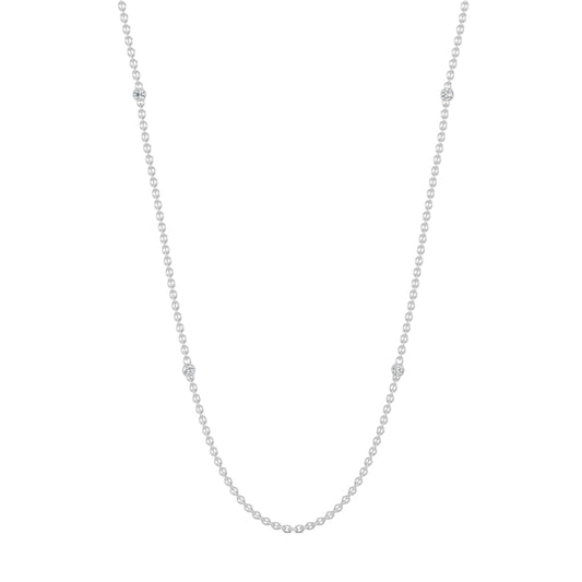 Diamond Pendent chain lab grown