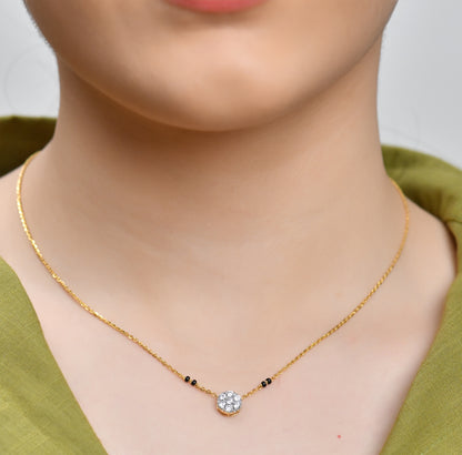 Diamond Mangalsutra Pendant 0.40 carats TW