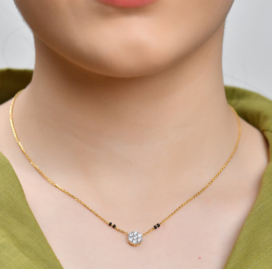 Diamond Mangalsutra Pendant 0.40 carats TW