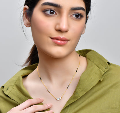 Diamond Mangalsutra 1.01cts TW