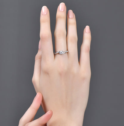 Diamond Ring 0.88cts TW