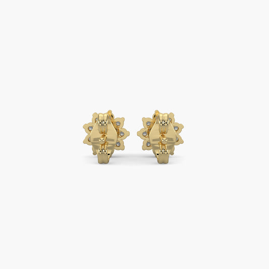 Diamond Earrings 0.45 cts TW 18k Gold