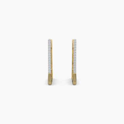 Diamond Earrings 0.13 cts TW 18k Gold