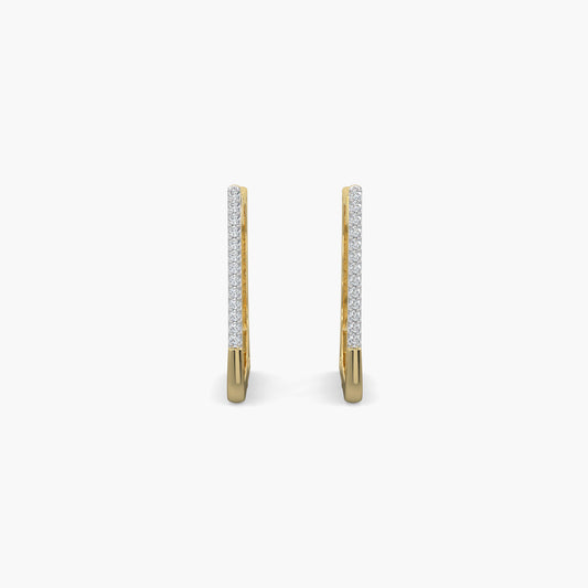 Diamond Earrings 0.13 cts TW 18k Gold