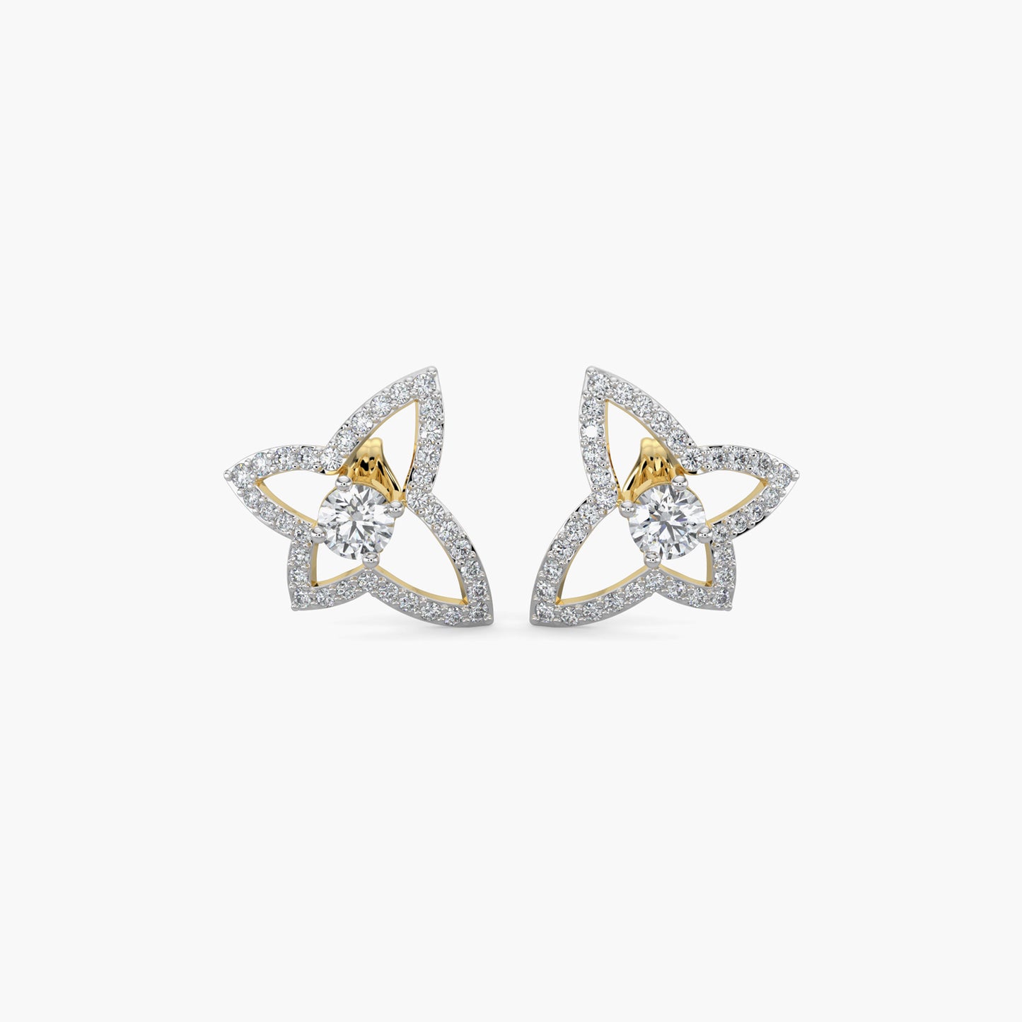 Diamond Earrings 0.3 cts TW 18k Gold