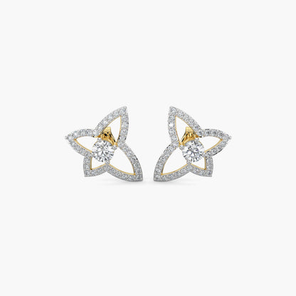 Diamond Earrings 0.3 cts TW 18k Gold