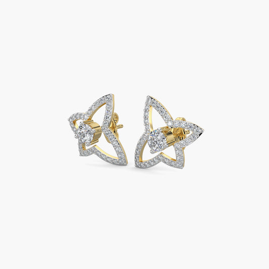 Diamond Earrings 0.3 cts TW 18k Gold