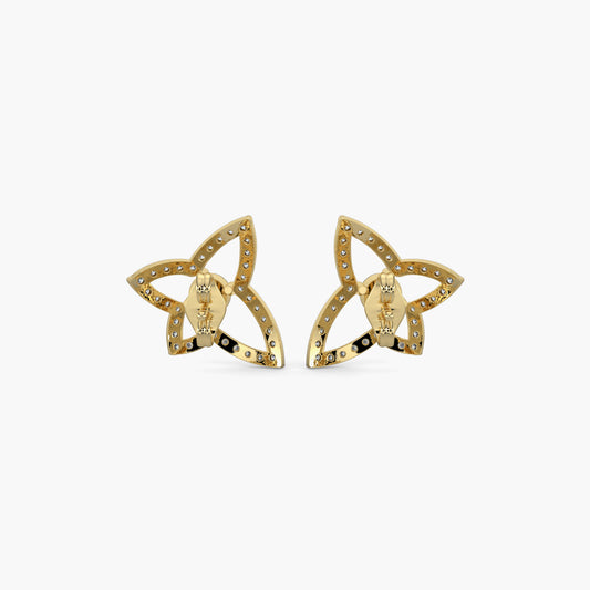 Diamond Earrings 0.3 cts TW 18k Gold