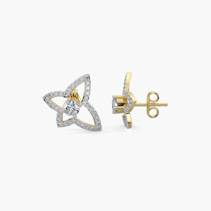 Diamond Earrings 0.3 cts TW 18k Gold