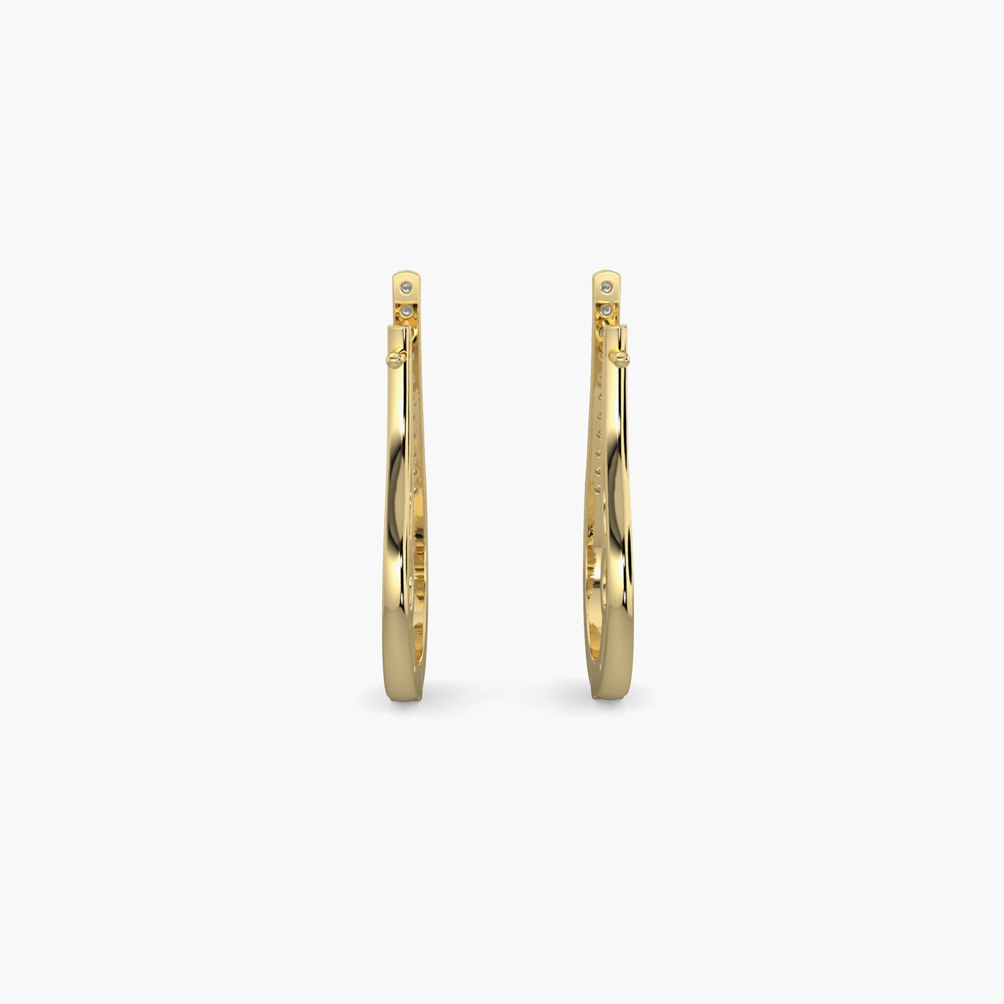 Diamond Earrings 0.1 cts TW 18k Gold