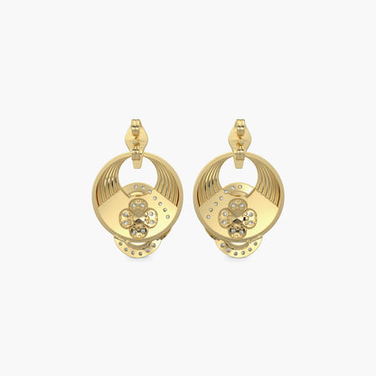 Diamond Earrings 0.39 cts TW 18k Gold