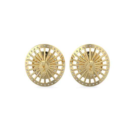 Diamond Earrings 1.3 cts TW 18k Gold