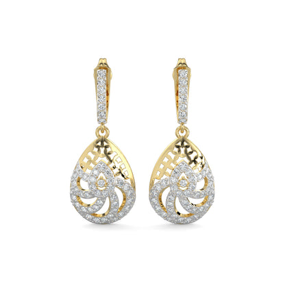 Diamond Earrings 0.83 cts TW 18k Gold