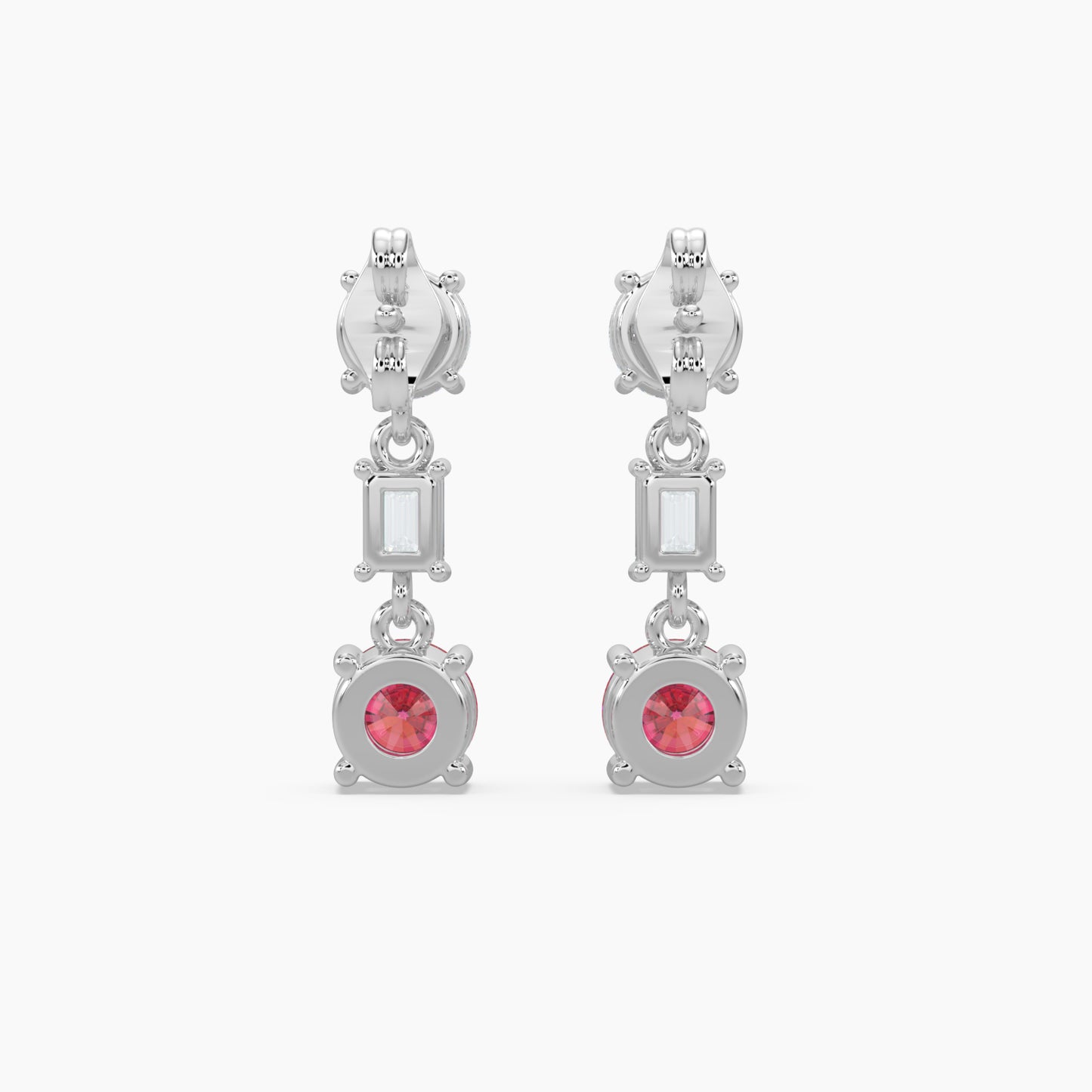 Diamond Earrings 1.04 Cts TW