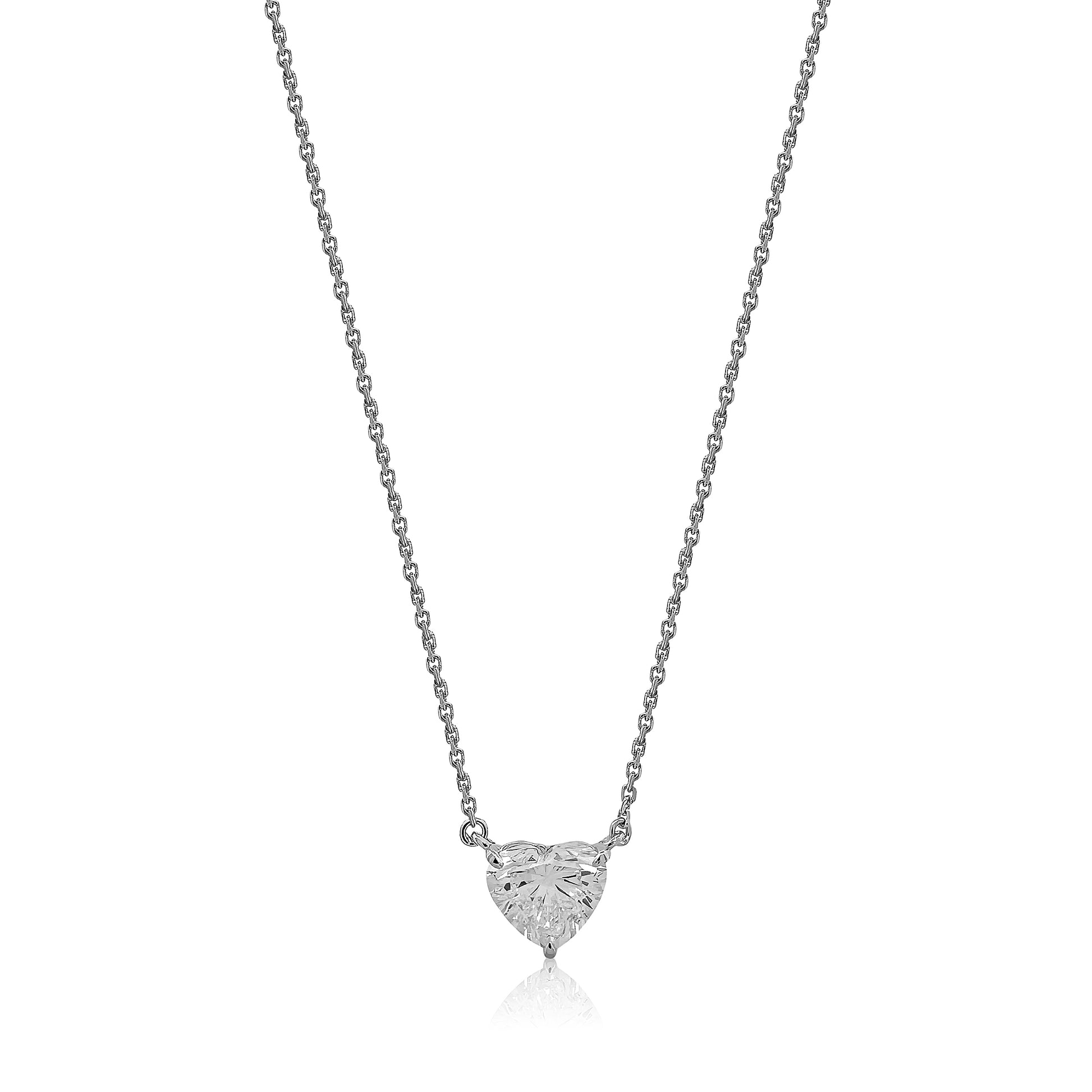 With Stone Sliver diamond pendant designs for women