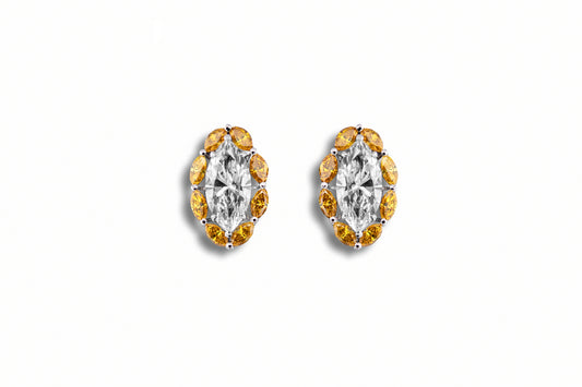 Diamond Earrings 4.73cts TW