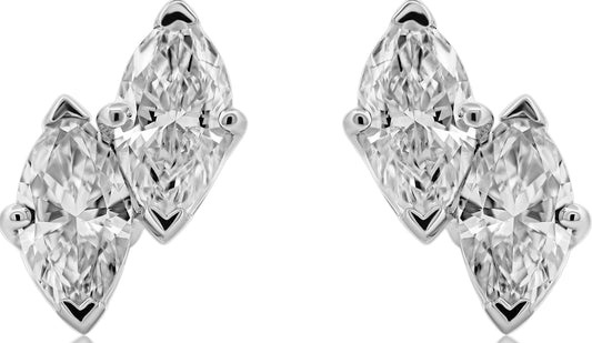 Diamond  Earrings 1.97 cts TW