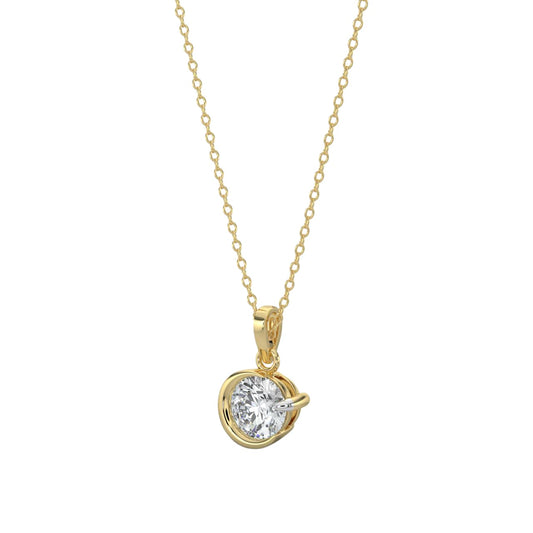 Diamond Pendant 0.35 cts TW 18k Gold