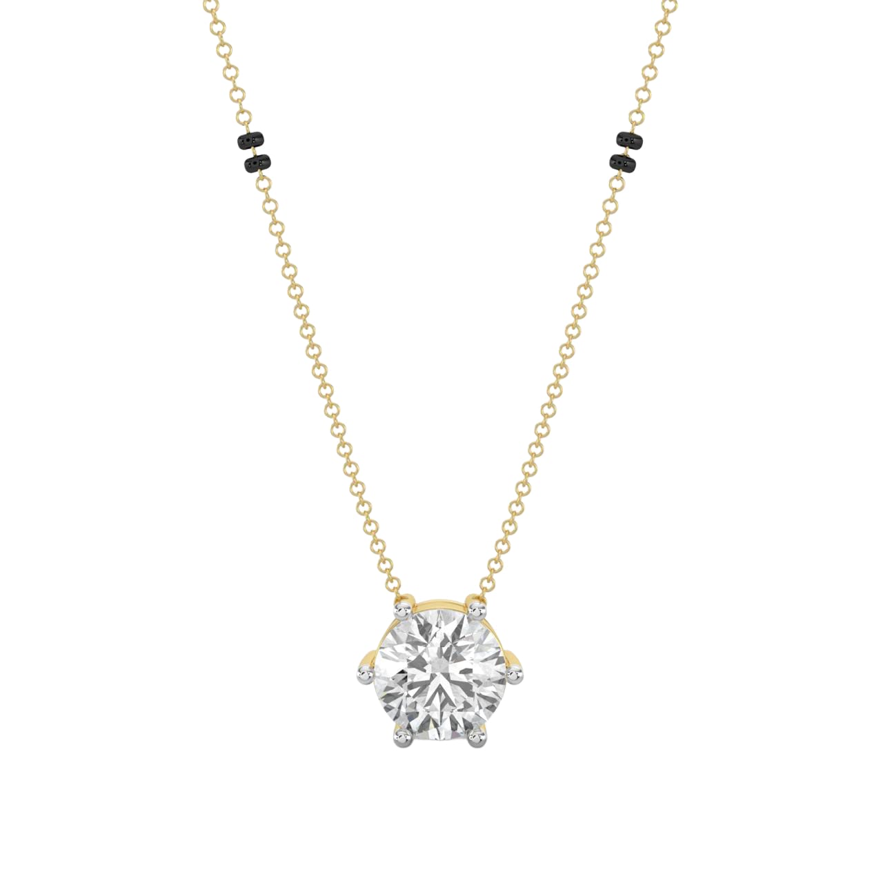 Diamond Mangalsutra & diamond pendants for women india