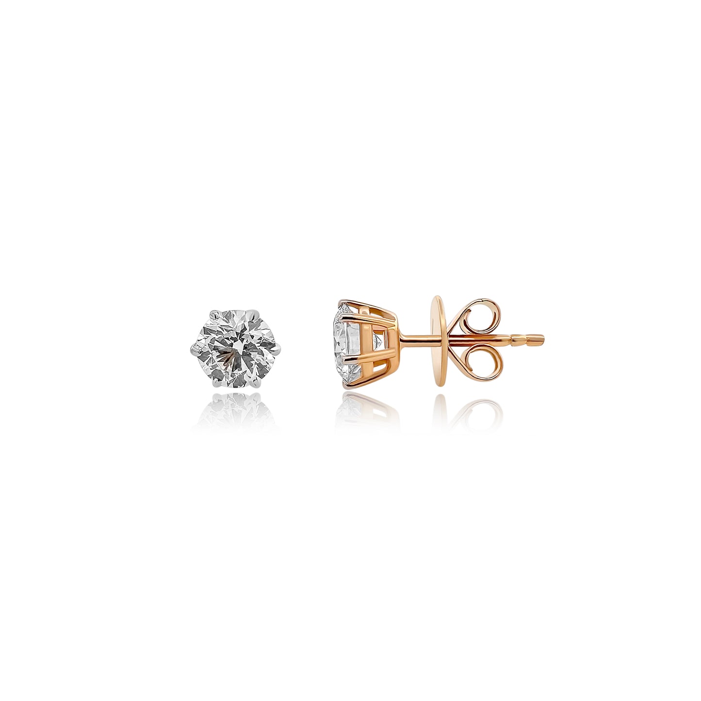 2.00 TW Solitaire Studs