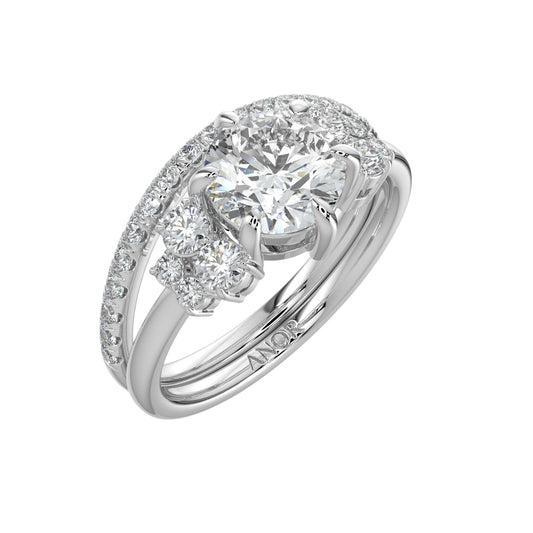 1.80 TW 1.17 CTS Diamond Ring