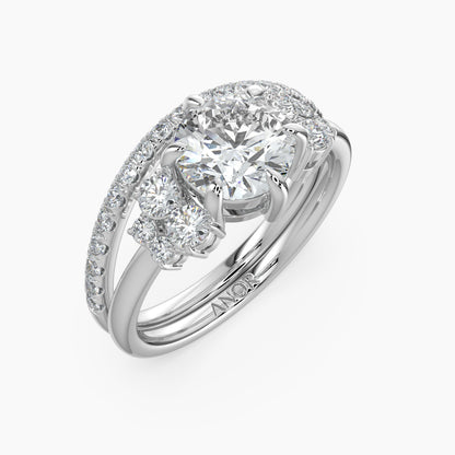 1.80 TW 1.17 CTS Diamond Ring