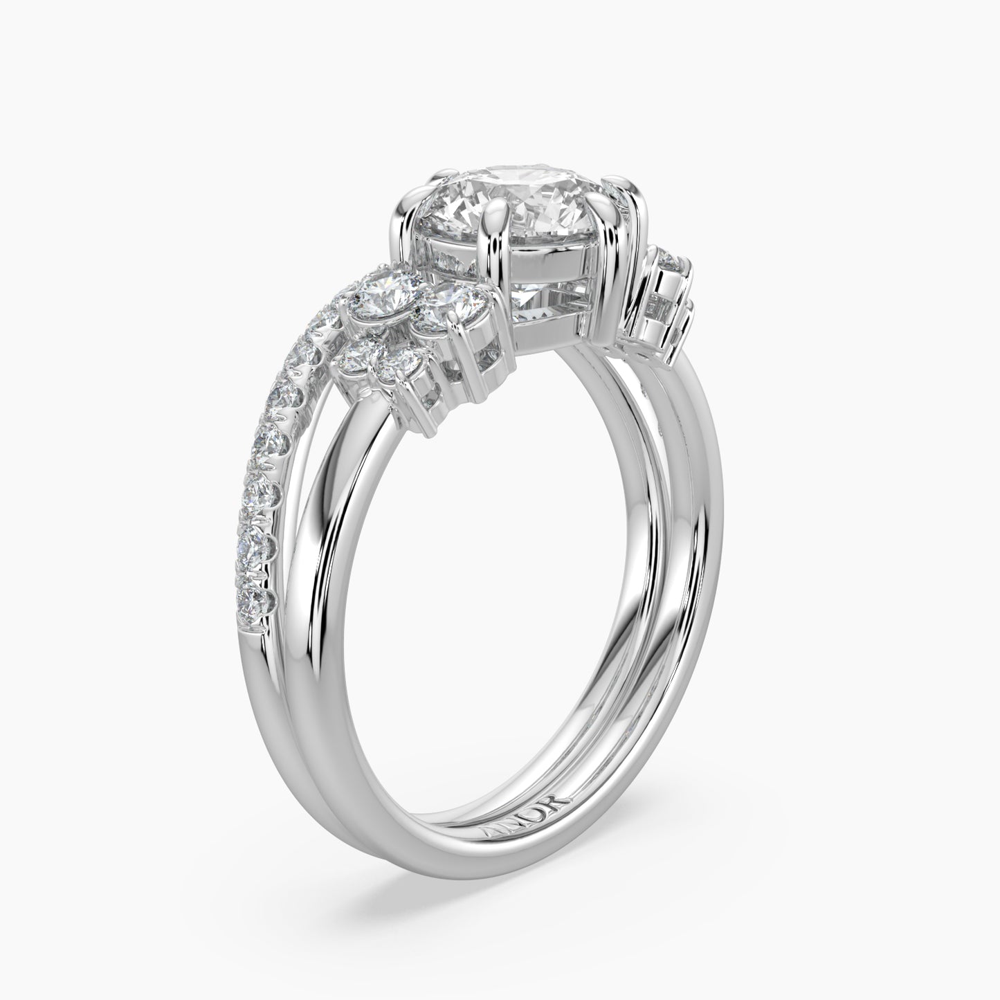 1.80 TW 1.17 CTS Diamond Ring