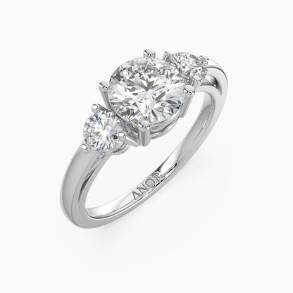 2.60 TW 2.03 CTS Diamond Ring