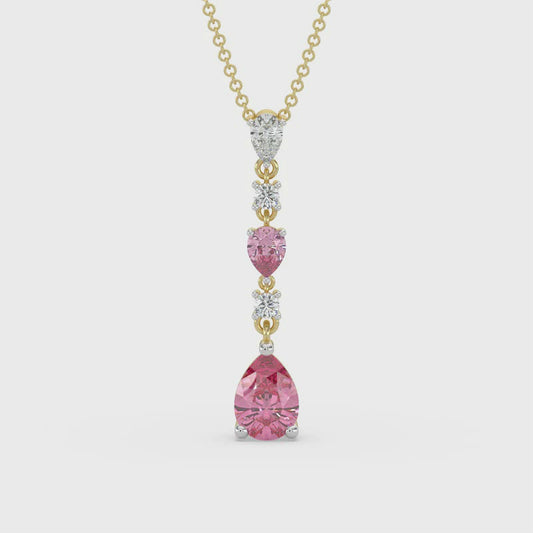 Diamond Pendant 0.73 Carats TW