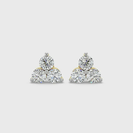 Diamond Earrings 1.25 cts TW