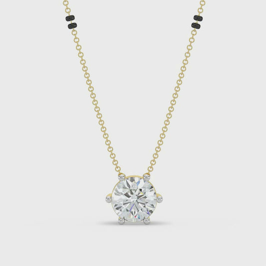 Diamond Mangalsutra 1.00 cts TW