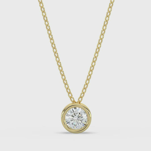 Diamond Pendant 0.31 cts  TW 18k Gold